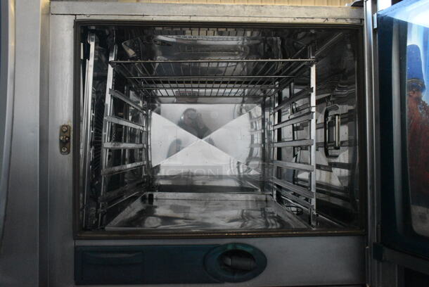 2 Rational 5 Senses Stainless Steel Commercial Combitherm Self Cooking Center Convection Ovens on Commercial Casters. Top Model: SCC WE 62. Bottom Model: SCC WE 102. 480 Volts, 3 Phase. 2 Times Your Bid! - Image 4 of 7