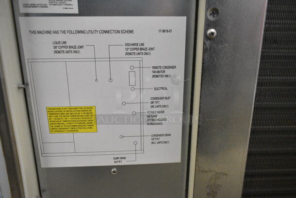 BRAND NEW SCRATCH AND DENT! 2024 Scotsman MC1030MA-32A Prodigy Elite Series 30" Medium Cube Ice Machine - 1077 lb., 208/230 Volts, 1 Phase.  - Image 4 of 9