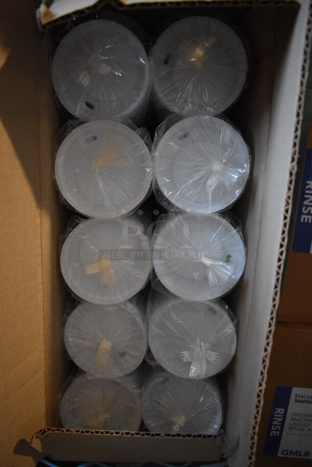 Box of Plastic Lids