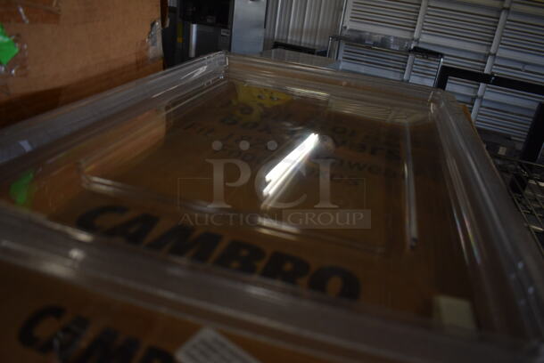 2 BRAND NEW IN BOX! Cambro Clear Poly Lids. 18x26x1. 2 Times Your Bid! - Image 3 of 5