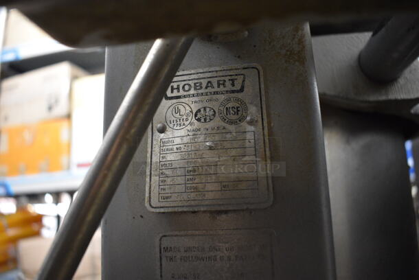 Hobart Model HCM 450 Stainless Steel Commercial Floor Style Horizontal Cutter Mixer w/ S Blade. 200 Volts, 3 Phase. 35x23x44 - Image 9 of 10