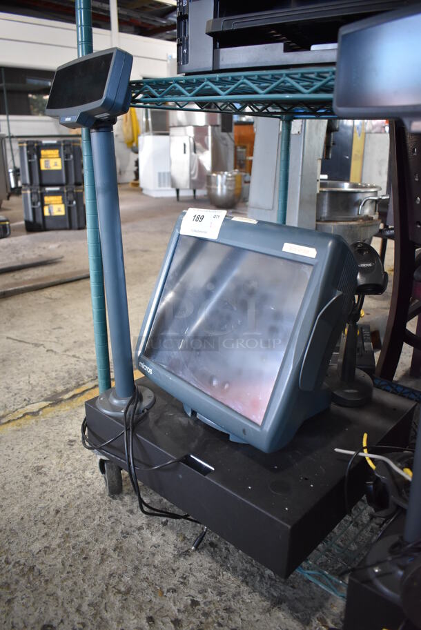 Micros 15" POS Monitor, Epson M129H Receipt Printer, Barcode Scanner, Credit Card Reader and Metal Cash Drawer. - Image 5 of 11