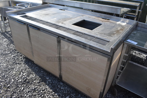 Duke SUB-BD-72-RM Stainless Steel Commercial Soda Station w/ 3M Water Filtration System. 72x38x33