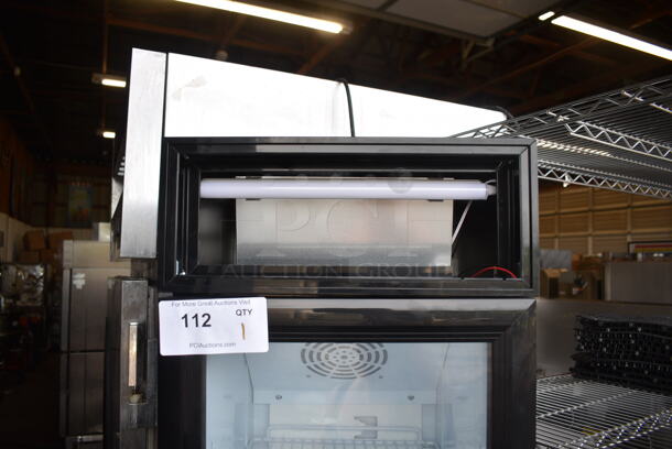 Galaxy SC105B Metal Commercial Single Door Slim Line Reach In Cooler Merchandiser. 110-120 Volts, 1 Phase. Cannot Test Due To Cut Power Cord - Image 3 of 6