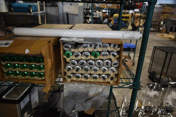 BRAND NEW BOX of 30 Fluorescent Tube Lights Including Sylvania F20T12/CW - Image 1 of 3