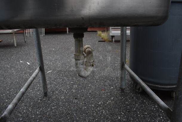 Eagle Stainless Steel Commercial Single Bay Sink. 29x31x45. Bay 24x24x13 - Image 7 of 7