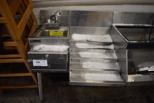 	Perlick Ice Bin w/ Sink, Bottle Display Rack and Speedwell. 72x25x38 - Image 4 of 4