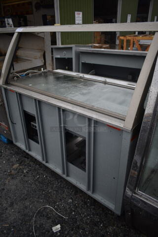 Duke Metal Commercial Subway Sandwich Make Line Prep Line w/ Lowering Sneeze Guard.