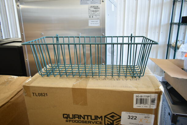 2 BRAND NEW! Quantum SG-B1775P Green Finish Baskets. 2 Times Your Bid! - Image 3 of 4