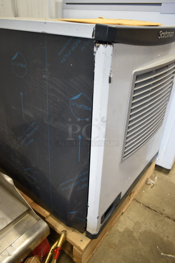 BRAND NEW SCRATCH AND DENT! 2023 Scotsman NS0622A-1B Prodigy Plus Series 22" Stainless Steel Commercial Nugget Ice Machine. 643 lb. 115 Volts, 1 Phase.  - Image 4 of 6