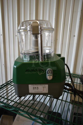 BRAND NEW SCRATCH AND DENT! 2022 AvaMix VC60CN Metal Commercial Countertop Good Processor w/ S Blade, Bowl and Lid. 120 Volts, 1 Phase. Tested and Working!