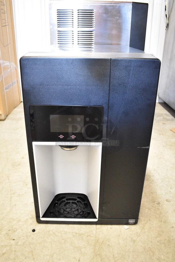 BRAND NEW SCRATCH AND DENT! 2024 Follett 15CI112A-IW-CL-ST-00 Champion 15 Series Chewblet Countertop Ice Maker and Water Dispenser with 15 lb. Bin and Filter. 100 lb. 115 Volts, 1 Phase.  - Image 2 of 6