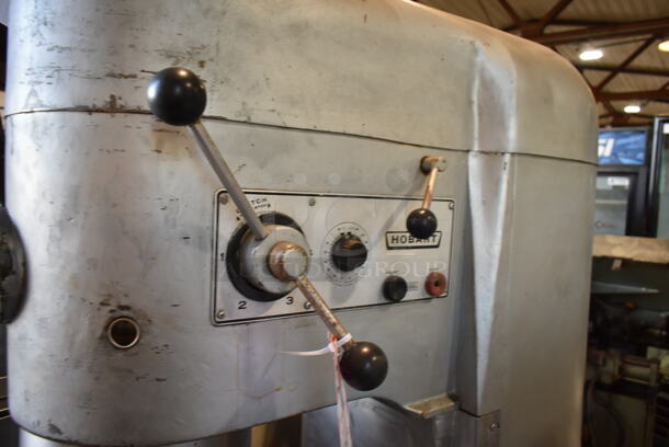 Hobart Metal Commercial Floor Style 140 Quart Planetary Dough Mixer. Appears To Be Model V1401. 208/250 Volts.  - Image 6 of 9