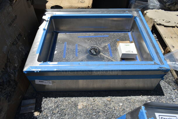 BRAND NEW SCRATCH AND DENT! Steelton 522MS20286 28" x 20" x 6" 16 Gauge 304 Stainless Steel One Compartment Floor Mop Sink - Image 2 of 4