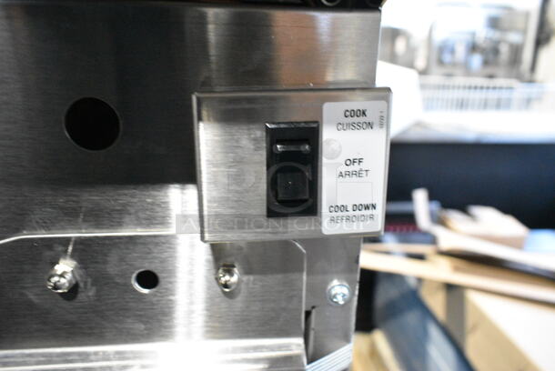 BRAND NEW! 2023 Garland G60-6G24CR Stainless Steel Commercial Floor Style Natural Gas Powered 6 Burner Range w/ Right Side Flat Top Griddle, 2 Ovens, Over Shelf and Back Splash. - Image 4 of 12