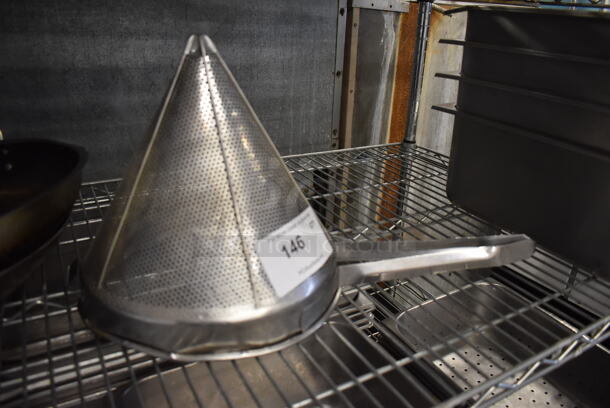 Metal China Cap Strainer. 20x10.5x11 - Image 3 of 4