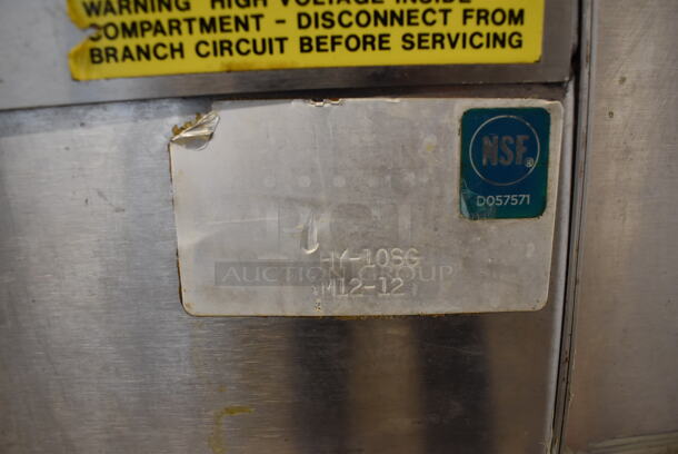 Groen HY-10SG HyPlus Stainless Steel Commercial Natural Gas Powered 2 Deck Steam Cabinet. 24x34x72 - Image 9 of 12