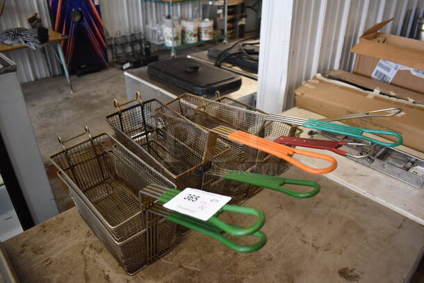 7 Various Metal Fry Baskets. Includes 6.5x25x11. 7 Times Your Bid! - Image 4 of 9