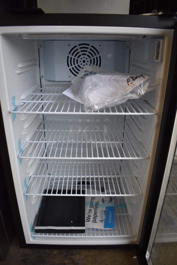 BRAND NEW IN BOX! Avantco 360SC80 Metal Commercial Countertop Mini Cooler Merchandiser w/ Poly Coated Racks. 110-120 Volts, 1 Phase. 18x17x36.5. Tested and Working! - Image 5 of 10