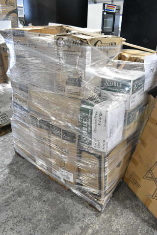 27 BRAND NEW Boxes Including 394365XL Noble Products Powder-Free Disposable Clear Vinyl Gloves for Foodservice - Extra Large - 1000/Case, 128HD8COMBO Choice Heavy Duty 8 oz. Microwavable Translucent Plastic Deli Container and Lid Combo Pack - 240/Case, 500TW12 Choice 12 oz. Translucent Thin Wall Plastic Cold Cup - 1000/Case, 5008W Choice 8 oz. Tall White Poly Paper Hot Cup - 1000/Case, 795PTOKFT4 Choice Kraft Microwavable Folded Paper #4 Take-Out Container 7 3/4" x 5 1/2" x 3 1/2" - 160/Case, 500TW12 Choice 12 oz. Translucent Thin Wall Plastic Cold Cup - 1000/Case, 127P150C Choice 1.5 oz. Clear Plastic Souffle Cup / Portion Cup - 2500/Case, 394385L Noble Products White Powder-Free Disposable Latex Gloves for Foodservice - Large - 1000/Case, 760VP130 Carnival King 130 oz. Popcorn Bucket - 150/Case, 500LFLAT Choice Clear Flat Lid with Straw Slot - 9, 12, 16, 20, and 24 oz. - 1000/Case. 27 Times Your Bid! 