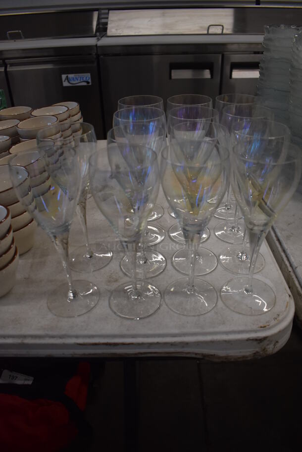 ALL ONE MONEY! Lot of Items on Tabletop Including Ceramic Plates, Ceramic Bowls, Silverware and Glasses - Image 6 of 7