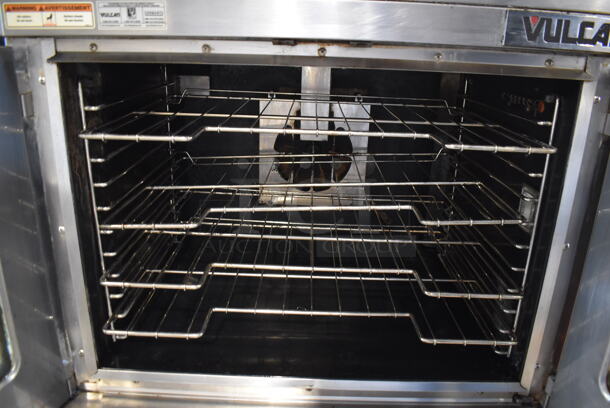 2 Vulcan VC5GD-11D1 Stainless Steel Commercial Gas Powered Full Size Convection Oven w/ View Through Doors, Metal Oven Racks and Thermostatic Controls. 2 Times Your Bid! - Image 9 of 11