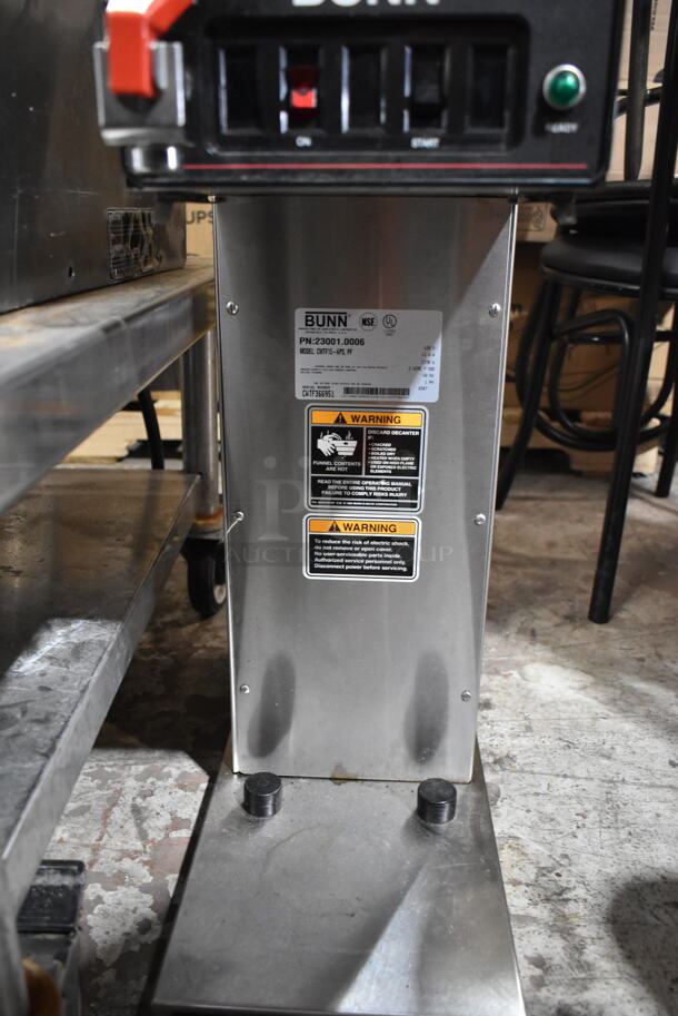 Bunn CWTF15-APS Stainless Steel Commercial Countertop Coffee Machine w 2 Coffee Pots. 120 Volts, 1 Phase.  - Image 3 of 7