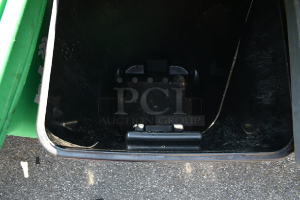 3 Poly Outdoor Trash Cans. 24x28x44, 27x31x43, 26x31x32. 3 Times Your Bid! - Image 3 of 11
