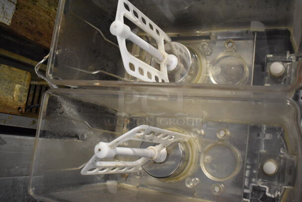 CY-18LJ2 Metal Commercial Countertop 2 Hopper Refrigerated Beverage Machine. 110 Volts, 1 Phase. 17x20x28. Tested and Working! - Image 4 of 5