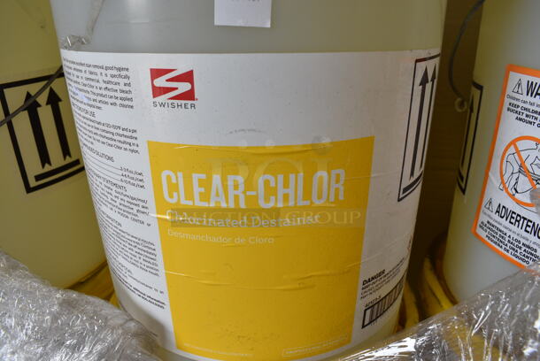 PALLET LOT of 36 Buckets of Swisher Clear Chlor Chlorinated Destainer. 12x12x16. 36 Times Your Bid! - Image 4 of 4