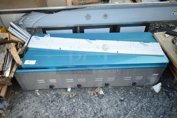BRAND NEW SCRATCH AND DENT! Avantco 177STE4SA Stainless Steel Commercial Four Pan Open Well Electric Steam Table with Undershelf. 120 Volts, 1 Phase. Cannot Test Due To Plug Style - Image 2 of 7