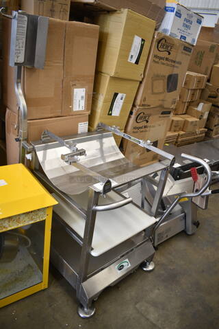 Face to Face Stainless Steel Commercial Meat Slicer Equipment Stand.