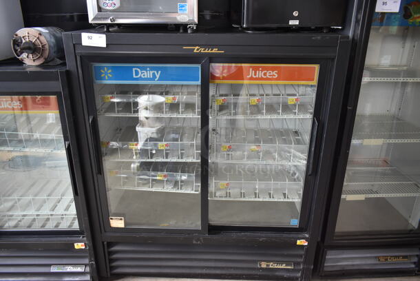 2015 True GDM-41SL-54-LD Metal Commercial 2 Door Reach In Cooler Merchandiser w/ Poly Coated Racks. 115 Volts, 1 Phase. Tested and Working! - Image 1 of 4