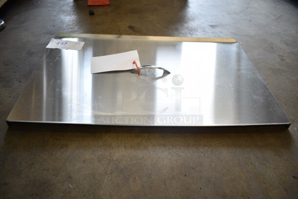 4 BRAND NEW SCRATCH AND DENT! Stainless Steel Fryer Cover; Pitco 2101502-C 19 1/2" x 24 1/4" Stainless Steel Fryer Cover, 2 Pitco B2101501-C 15 1/2" x 24 1/4" Stainless Steel Fryer Cover, Pitco B3307401-C 23 1/8" x 14 15/16" Stainless Steel Fryer Cover. 4 Times Your Bid!  - Image 10 of 11