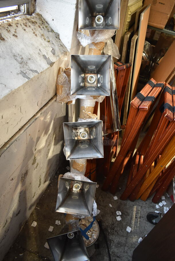 Stainless Steel Light Fixture - Image 1 of 3