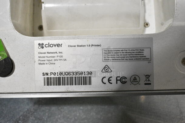 7 Various Items Including POS Monitor, Clover C300 Mini WiFi, Clover P100 Receipt Printer, S80 Credit Card Reader, Star SP700 Receipt Printer, TP Link Wireless Dual Band Router, Netgear Powerline 1200 Internet Extender. 7 Times Your Bid!  - Image 12 of 12