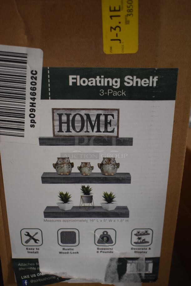 3 Various BRAND NEW IN BOX! Sorbus Floating Shelves. 3 Times Your Bid! - Image 4 of 6