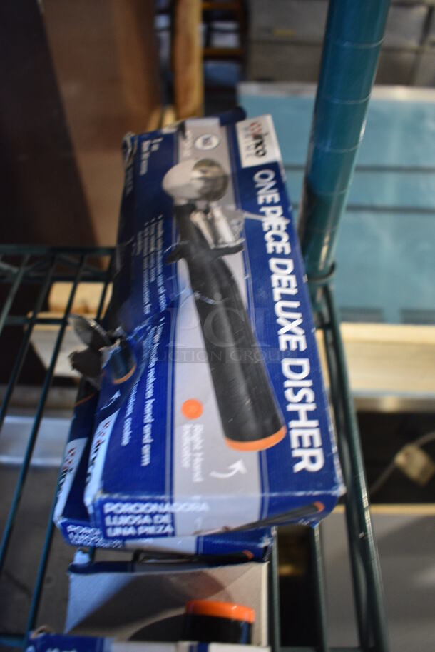3 BRAND NEW IN BOX! Winco Stainless Steel Scoopers. 8.25". 3 Times Your Bid! - Image 3 of 3
