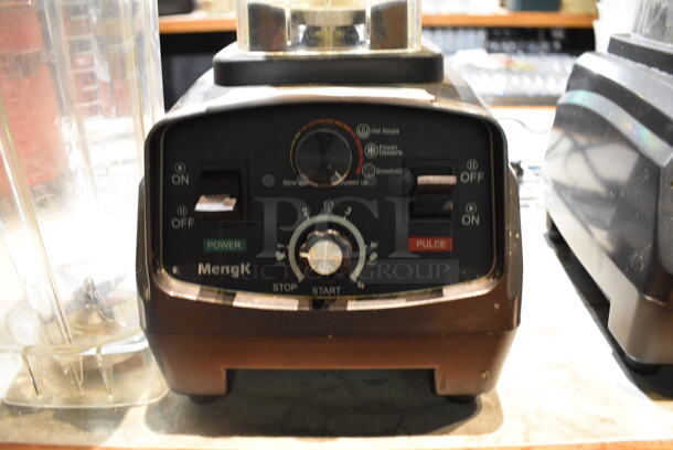 MengK HS-200D Metal Commercial Countertop Blender w/ 2 Pitcher. 110-120 Volts, 1 Phase. 8x9x20. Item Was in Working Condition on Last Day of Business. (bar) - Image 3 of 4