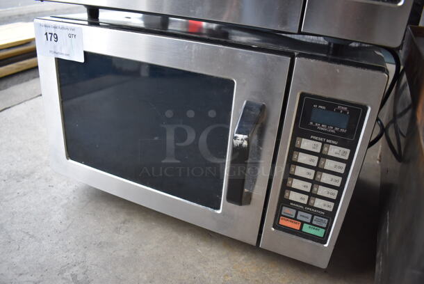 2014 Panasonic NE-1054F T Metal Countertop Microwave Oven. 120 Volts, 1 Phase. 20x13x11 - Image 2 of 7
