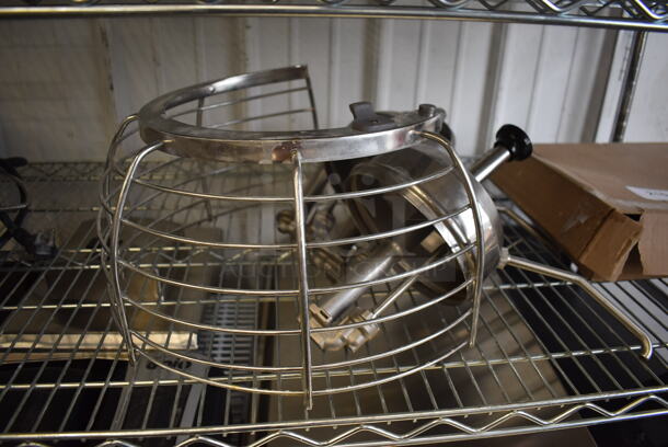 ALL ONE MONEY! Lot of Metal Bowl Guard for Mixer and Server Pump Parts Including 3 Pumps - Image 9 of 9