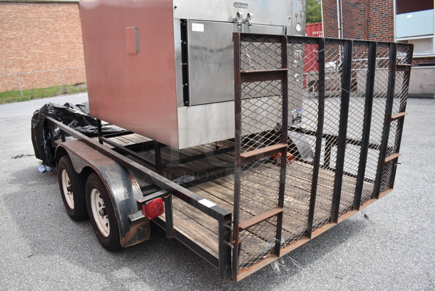 Bye-Rite Trailers Metal Flat Top Open Trailer w/ Rear Lowering Ramp. Does Not Have Title. Oven Will Be Removed From The Trailer Unless The Same Bidder Wins Both Lots 4 and 5.  - Image 10 of 12