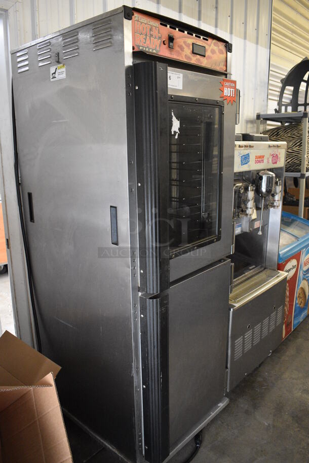 CresCor Model H138NPS36CLCMQRL Stainless Steel Commercial 2 Half Size Door Reach In Warming Cabinet on Commercial Casters. 120 Volts, 1 Phase. 24x32x73. Cannot Test Due To Plug Style - Image 3 of 8