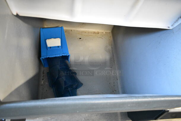 Hoshizaki KM-500MWH Stainless Steel Commercial Ice Machine Head on Scotsman HTB555 Commercial Ice Bin. 115-120 Volts, 1 Phase.  - Image 4 of 8