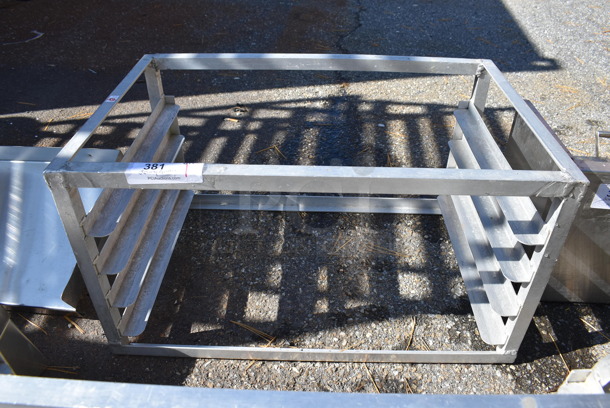 Metal Countertop Pan Rack. 28.5x18x15.5