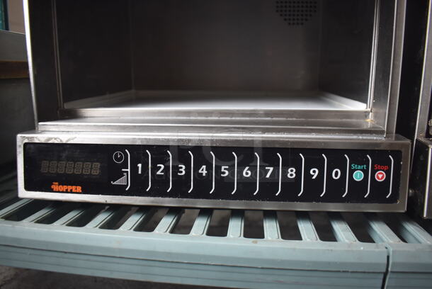 2022 Menumaster OC24HBK Commercial Stainless Steel Electric Countertop Microwave. 208/240V.  - Image 3 of 11