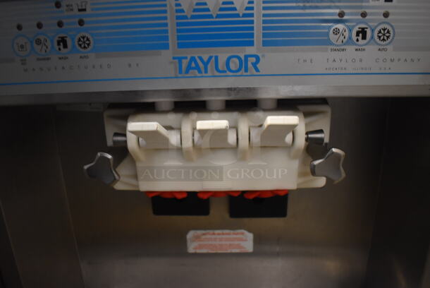 2011 Taylor 161-27 Stainless Steel Commercial Countertop Air Cooled 2 Flavor w/ Twist Soft Serve Ice Cream Machine. 20x26x27 - Image 3 of 10