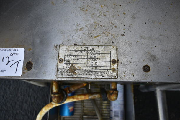 2015 Pitco Frialator P14 Stainless Steel Commercial Oil Filtration System. 115 Volts, 1 Phase. - Image 4 of 5