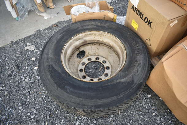 ALL ONE MONEY! Lot of Cooper CSD 444 Regroovable R-14439 Tire - Image 1 of 10