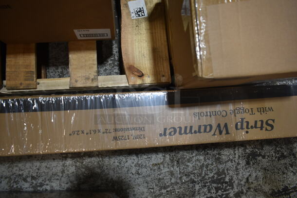 BRAND NEW IN BOX! Avantco 177SW72TCP Stainless Steel Commercial 72" High Wattage Strip Warmer with Toggle Controls. 120 Volts, 1 Phase. - Image 3 of 5